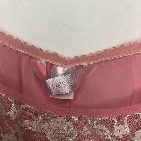 Victoria’s secret pink lace slip night gown medium - Picture 3 of 5